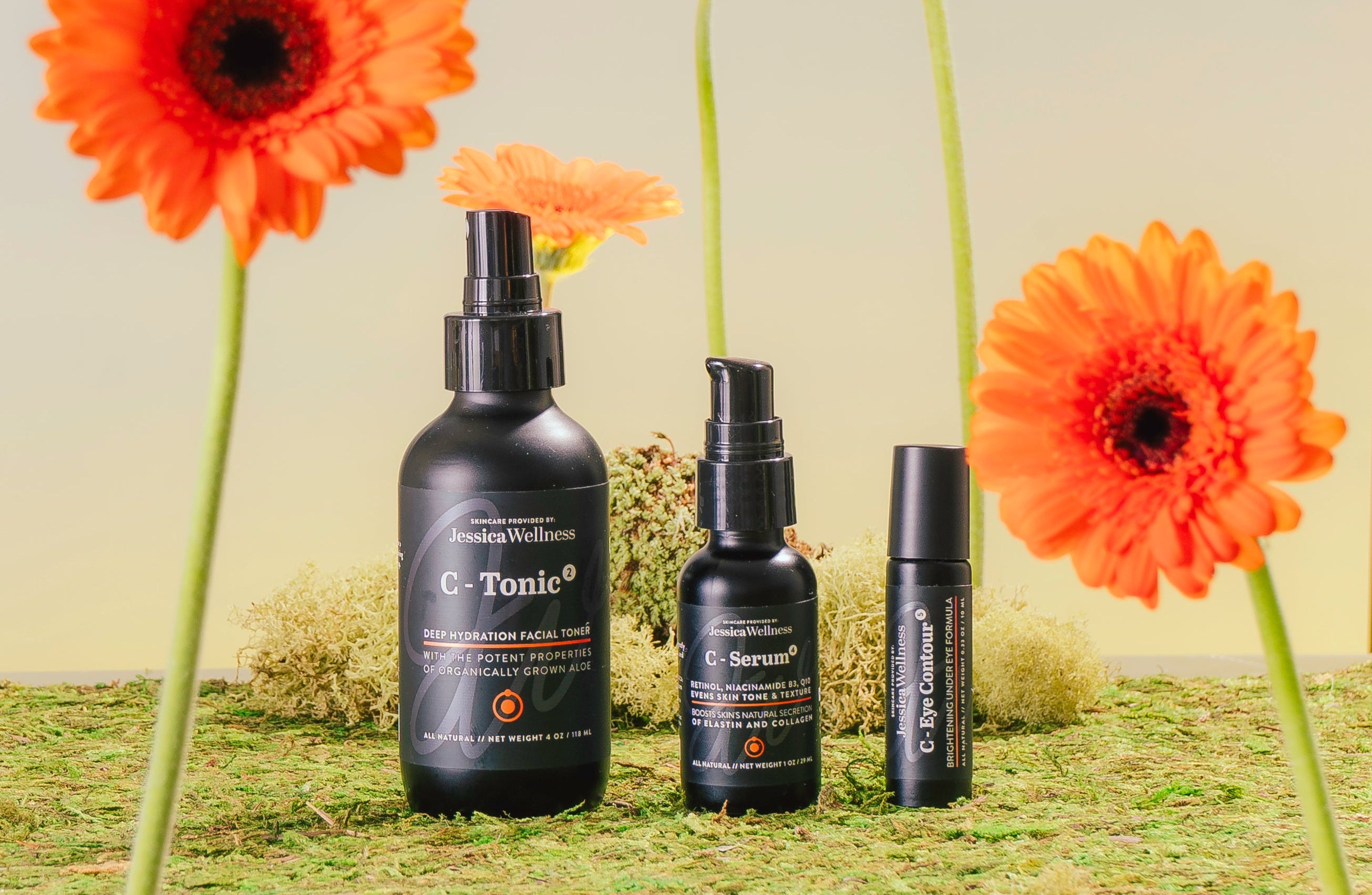 C-Beauty skincare products by Jessica Wellness – clean, low-tox beauty line inspired by traditional Chinese beauty rituals, promoting radiant, healthy skin naturally.