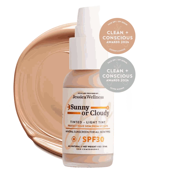 SUNNY OR CLOUDY - Mineral Zinc Sunscreen SPF 30 - Nude Light