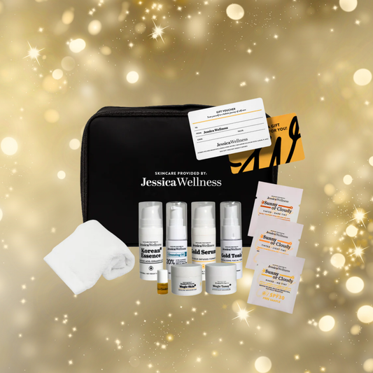 Gold Beauty Line Travel Set