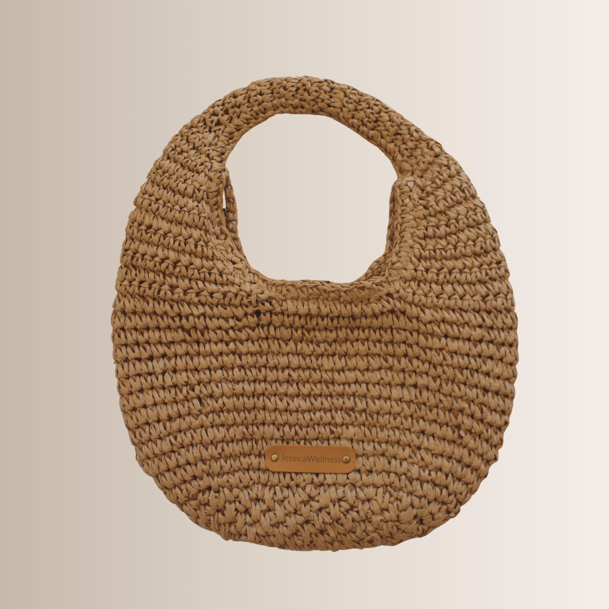Free Bag Raffia Tan