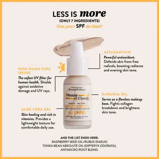 SUNNY OR CLOUDY - Mineral Zinc Sunscreen SPF 30 - Nude